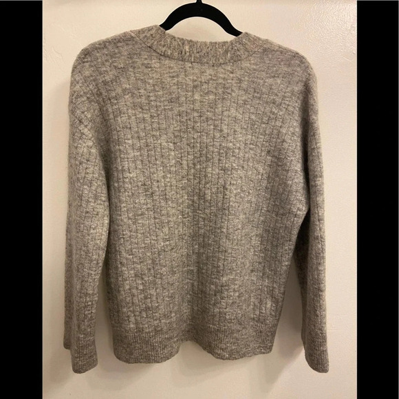 Rails Estelle Heather Grey Mohair & Wool Blend Sweater Size Small - Picture 6 of 8